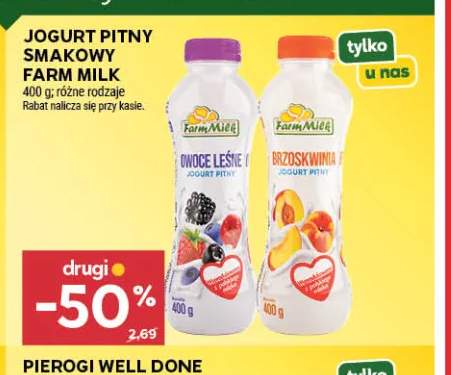 Jogurt pitny smakowy owoce leśne Farm Milk +1 wariant