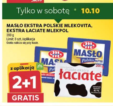 Masło ekstra Polskie Mlekovita +1 wariant