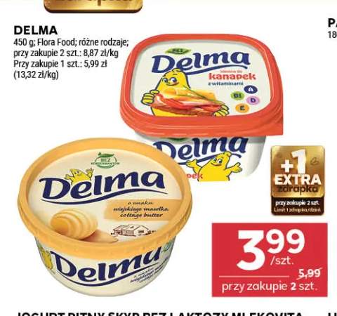 Margaryna Delma do kanapek +1 wariant