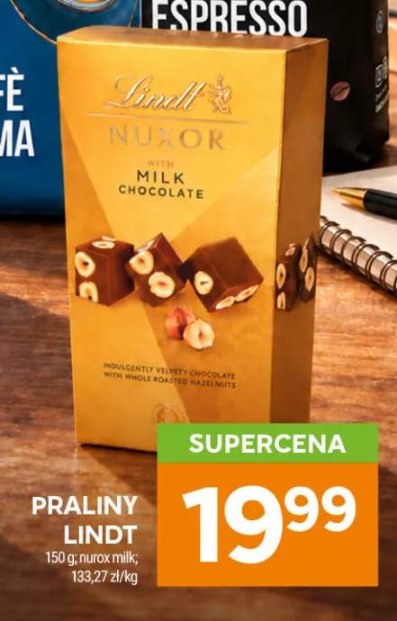 Praliny Lindt Nuxor Milk