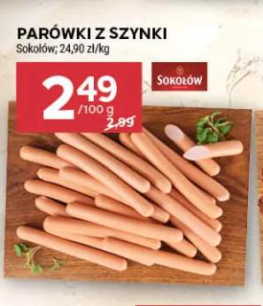 Parówki z szynki Sokołów