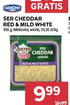 Ser cheddar wiórki Red & Mild White Mlekovita