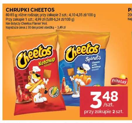Chrupki Cheetos Ketchup +1 wariant