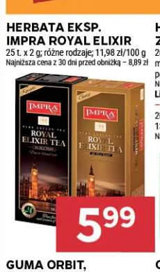 Herbata ekspresowa Impra Royal Elixir