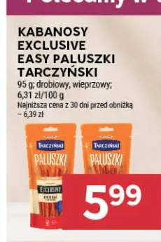 Kabanosy Exclusive Easy Paluszki drobiowe Tarczyński +1 wariant
