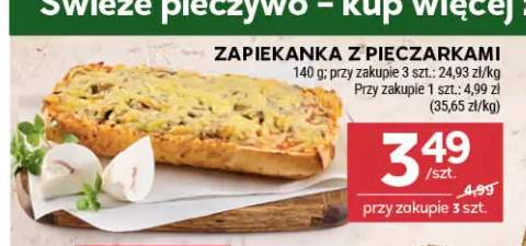 Zapiekanka z pieczarkami