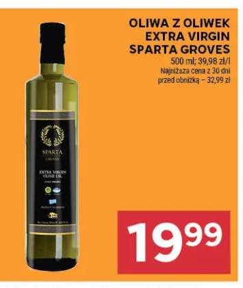 Oliwa z oliwek extra virgin Sparta Groves