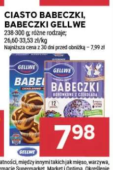 Ciasto babeczki Gellwe +1 wariant