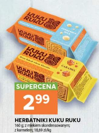 Herbatniki Kuku Ruku z mlekiem skondensowanym +1 wariant