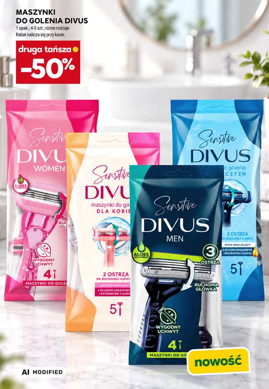 Maszynki do golenia Sensitive Women Divus +3 warianty