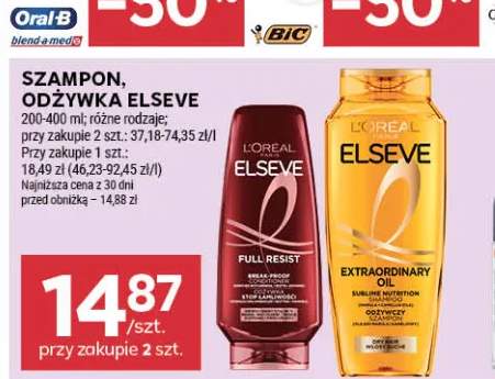 Szampon Elseve Full Resist +1 wariant