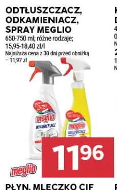 Odtłuszczacz, odkamieniacz spray Meglio