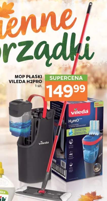 Mop płaski Vileda H2PRO