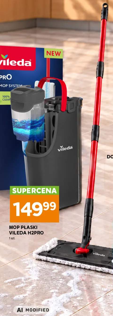 Mop płaski Vileda H2PRO