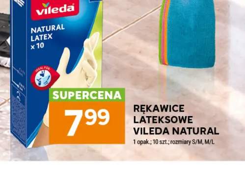 Rękawice lateksowe Vileda Natural