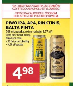 Piwo IPA Volfas Engelman +3 warianty