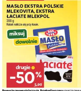 Masło ekstra polskie Mlekovita +1 wariant