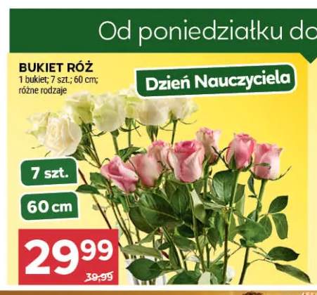 Bukiet róż 7 szt. 60 cm