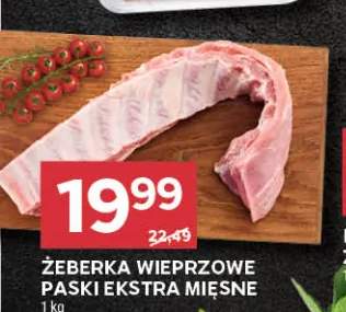 Żeberka wieprzowe paski ekstra mięsne