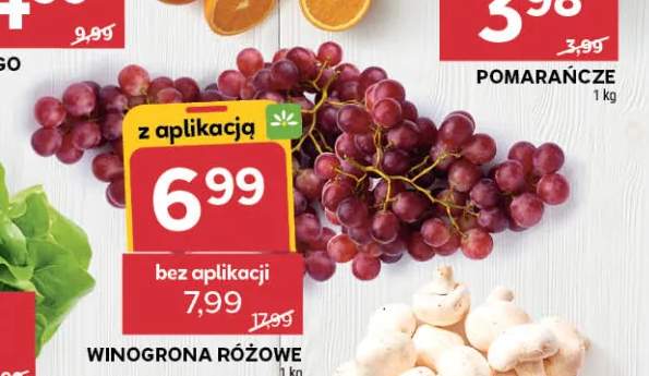 Winogrona różowe