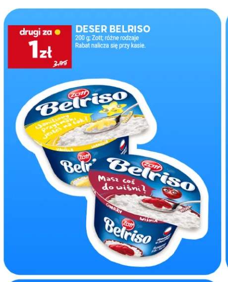 Deser Belriso waniliowy Zott +1 wariant