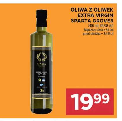 Oliwa z oliwek extra virgin Sparta Groves