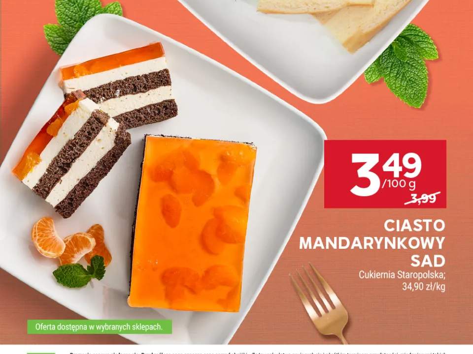 Ciasto Mandarynkowy Sad Cukiernia Staropolska