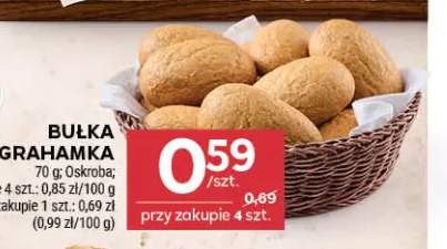 Bułka grahamka Oskroba