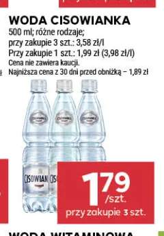 Woda Cisowianka