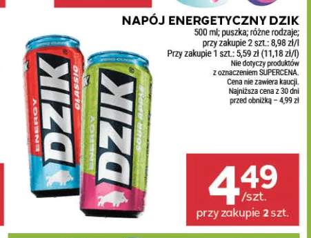 Napój energetyczny Dzik Classic