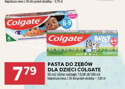 Pasta do zębów dla dzieci Colgate 6-9 lat