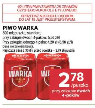 Piwo Warka 4-pak
