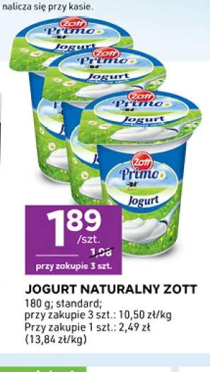 Jogurt naturalny Primo Zott