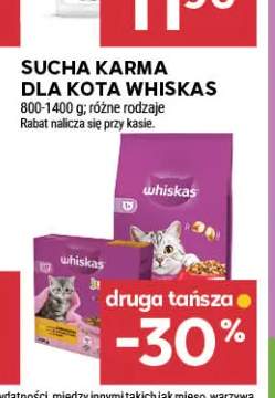 Sucha karma dla kota Whiskas