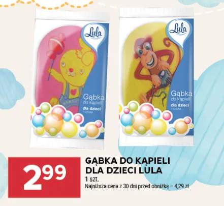 Gąbka do kąpieli dla dzieci Lula