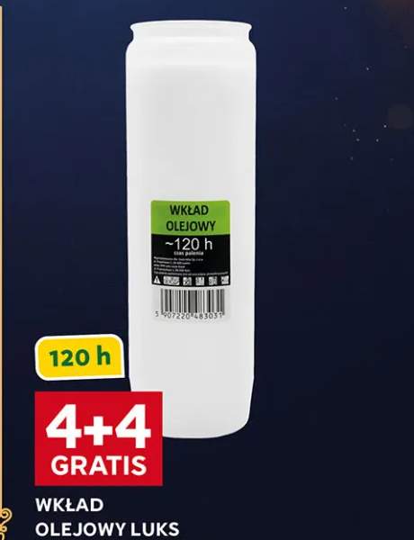 wkład olejowy do znicza
