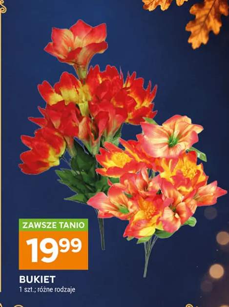 bukiet sztucznych kwiatów