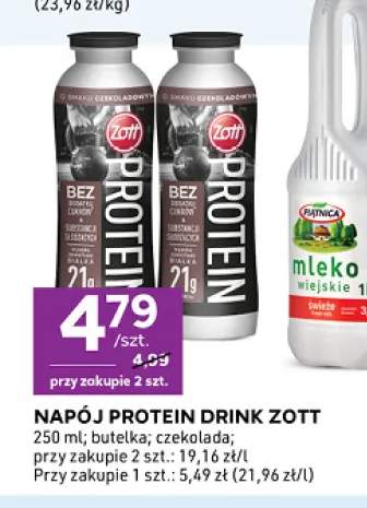 Napój protein drink czekolada Zott