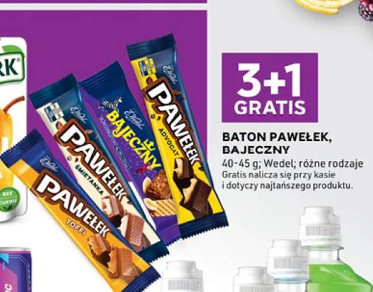 Baton Pawełek toffi +3 warianty