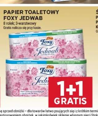 Papier toaletowy Foxy Jedwab 3-warstwowy 8-pak
