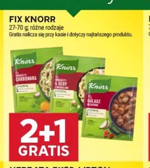 Fix Knorr Spaghetti Carbonara +2 warianty