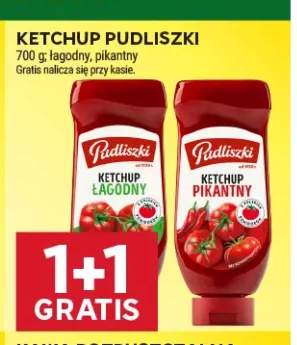 Ketchup łagodny Pudliszki +1 wariant
