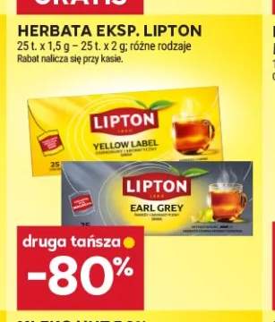 Herbata ekspresowa Yellow Label Lipton +1 wariant