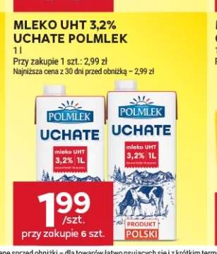 Mleko UHT Uchate Polmlek 3,2%