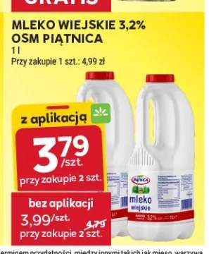 Mleko wiejskie OSM Piątnica 3,2%
