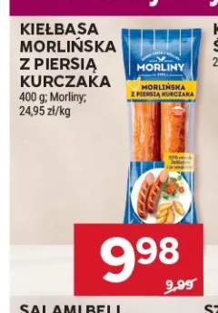 Kiełbasa morlińska z piersią kurczaka Morliny