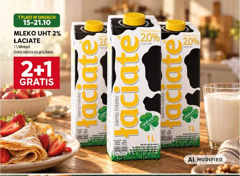 Mleko UHT Łaciate 2%