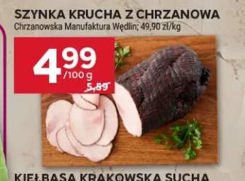 Szynka krucha z Chrzanowa Chrzanowska Manufaktura Wędlin