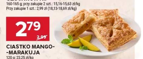 Ciastko mango-marakuja