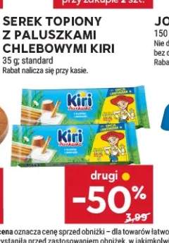 Serek topiony z paluszkami chlebowymi Kiri